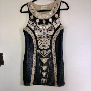 Needle & Thread Sequin Cocktail Dress Size 8